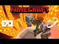 MINECRAFT HORROR VR AND 360 - ROLLER COASTER NETHER 🔥