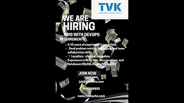 "# AWS with DevOps tools & cloud skills | #AWS #DevOps #CloudComputing #DevOpsEngineer #AWSTraining"