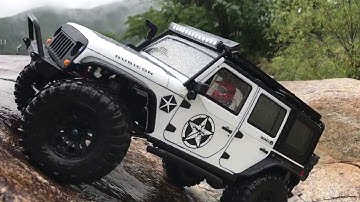 Axial SCX10 Jeep Wrangler Unlimited Rubicon JK - First Run