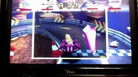 Crash Bash 200% Walkthrough Part 15 Dot Dash (Trophy, Gem and Crystal) and Boss 3 Big Bad Fox