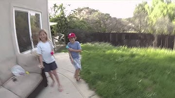 Kids Silly String WAR!