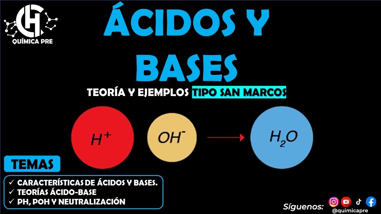 SEMANA 7.1 - ÁCIDOS Y BASES