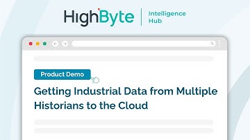 Industriële gegevens van meerdere historici naar de cloud brengen