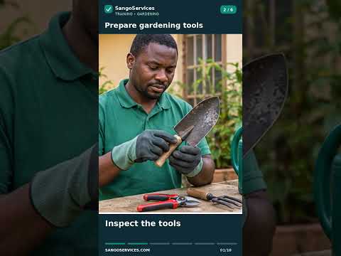 Video preview: Prepare gardening tools