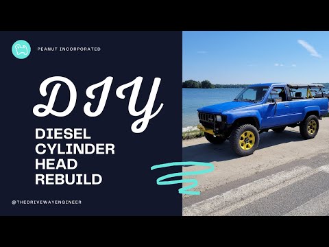 Diesel Toyota 4runner repair! DIY head rebuild.