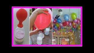 ASTUCE POUR GONFLER DES BALLONS FLOTTANTS SANS HÉLIUM. INCROYABLE!