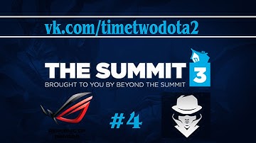 ASUS.Polar vs Team Secret #4 (bo5) (Ru) | The Summit 3 EU Final (01.04.2015)