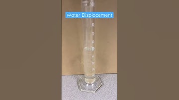 How to Find Volume By Water Displacement 💧| Volume of an Irregular Shaped Object