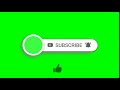 New subscribe button and bell icon green screen | green screen subscribe button | Amlufx