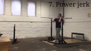 Split jerk progression for beginners