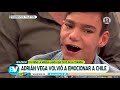 ¡Adrián Vega nos mostró su hermosa voz en vivo! | Bienvenidos