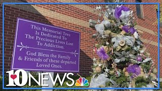 Christmas tree honors those lost to addiction