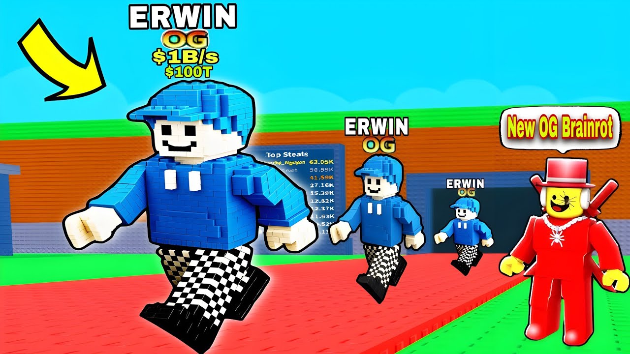 ကျနော် ကိုယ်တိုင်အမိုက်စားBrainrot ဖြစ်သွားပီဗျို့/Roblox I Become A Brainrot in Steal A Brainrot 