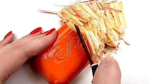 Cutting dry soap on the table 🔪 Soap Carving relaxing Sounds ! (no talking) Satisfying ASMR Video 1