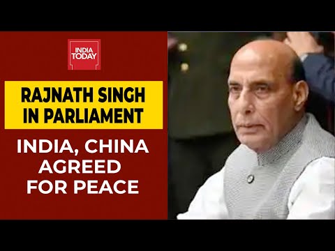 India, China Agree To Maintain Peace & Tranquility At LAC, Says Rajnath Singh In Parliament