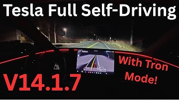 Tesla FSD V14.1.7 First Drive (with commentary)