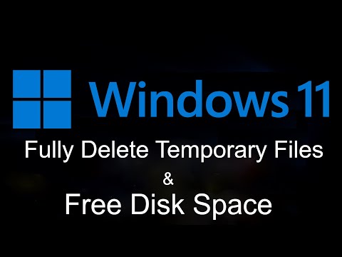 How to Cleanup Your Computer - Fully Delete Temporary Files and Free Disk Space (Windows 11)