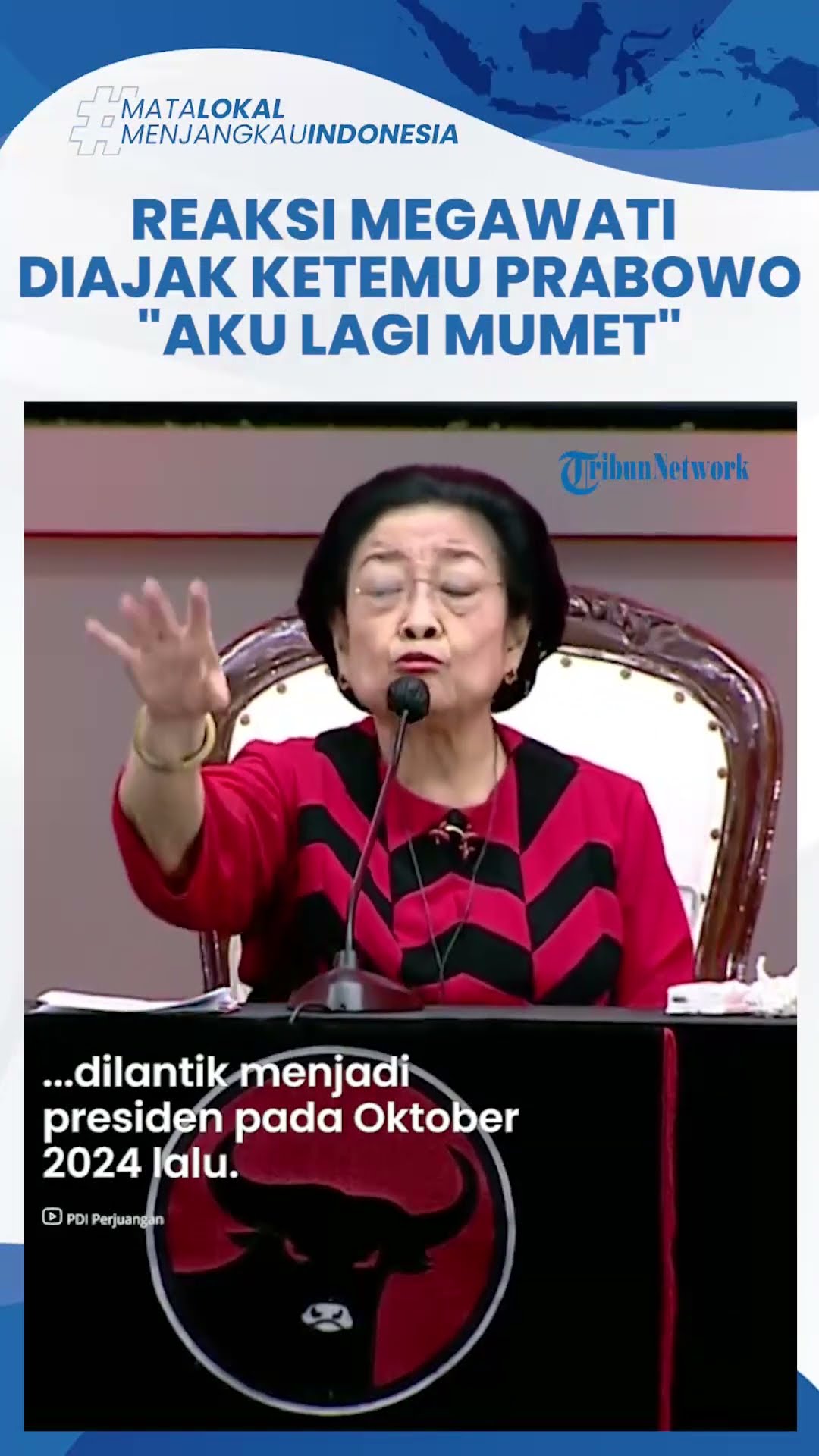Megawati Tolak Diajak Prabowo Bertemu? Ketum PDIP: Aku Lagi Mumet, Anak-anakku Banyak yang Gak Jadi