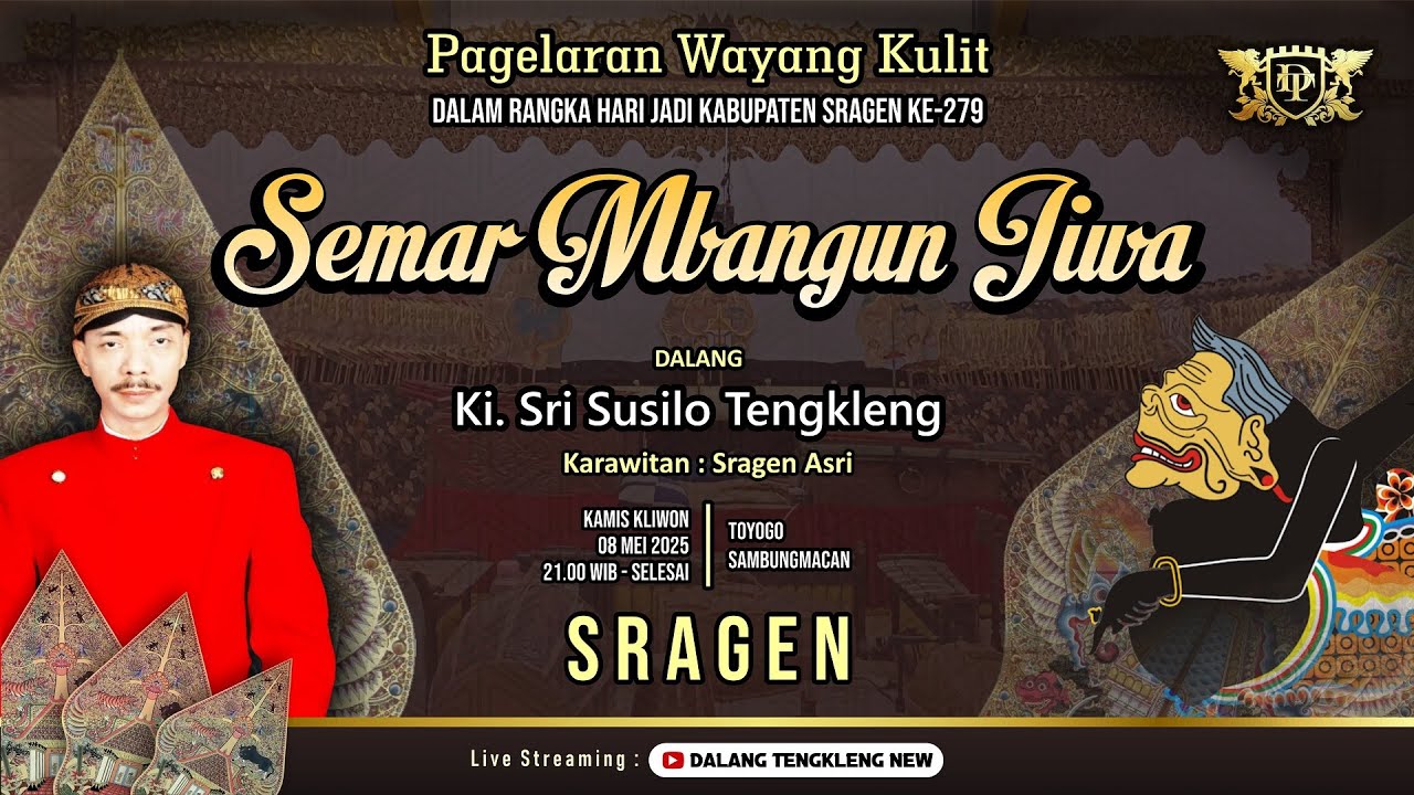 #LIVE WAYANG KULIT KI SRI SUSILO TENGKLENG | SEMAR MBANGUN JIWA