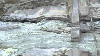 Bridge over Watson River , Kangerlussuaq Greenland - July 21, 2012