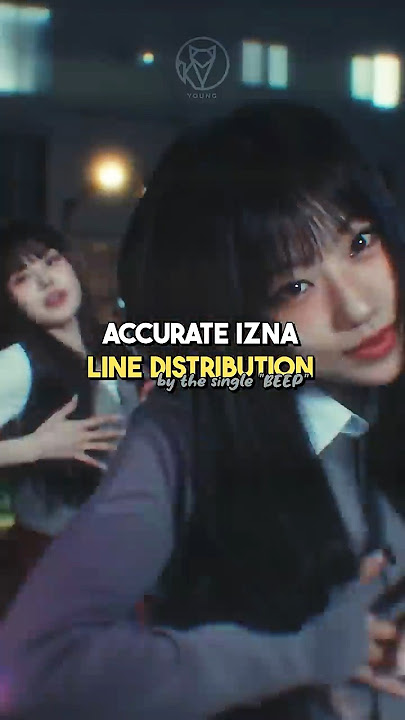 accurate izna Line Distribution in the Single 'BEEP' | #izna #beep #naya #izna_beep #이즈나 #jungeun