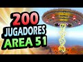 👽 200 Jugadores en el AREA 51 de Minecraft!!