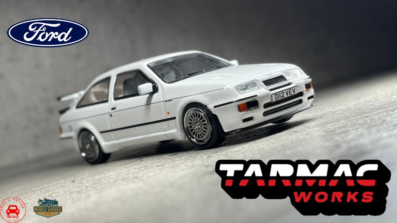 Modellino Tarmac Works 1/64 Ford Sierra RS Cosworth - Rally Nuova Zelanda 1989, S. Al-Hajri