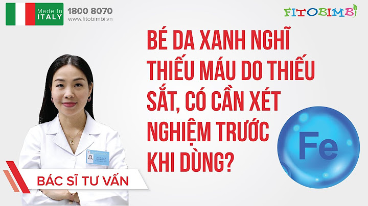 Tại sao da xanh xao