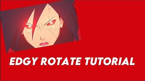 Edgy Rotate Tutorial 💕|Tutorial For Capcut|