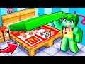 Jai construit un mcdonalds secret dans ma maison sur minecraft 