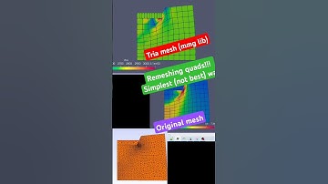 FEM Remeshing #4! Best technique?? Quads!!