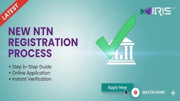 New NTN Registration 📝✅ in FBR IRIS 🇵🇰 | Step-by-Step Guide 2025 🔥 #TaxMadeEasy
