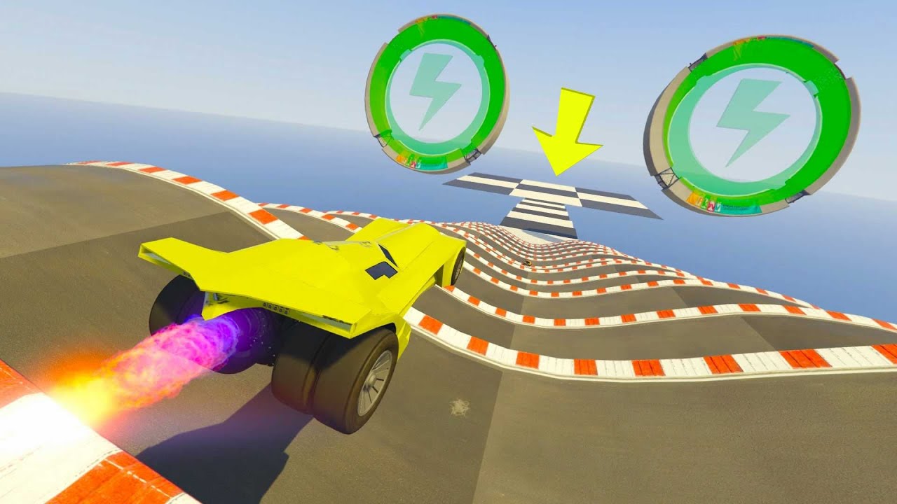 GTA 5 ONLINE 🐷 MEGA RAMPA 100.000% IMPOSSIBILE !!! FINALE TROLL !!!🐷 DAJE !!