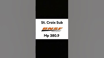 BNSF Defect Detector outside of Maiden Rock(378.6) #railway #bnsf #train #railfan #railroad