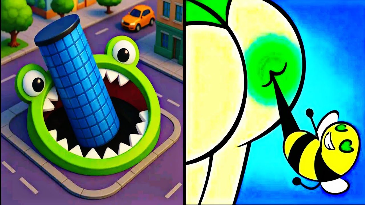 Hole io Gameplay Vs Help Me Tricky Story-I Found All Max Level Up Top Epic Best ASMR Gameplay #155