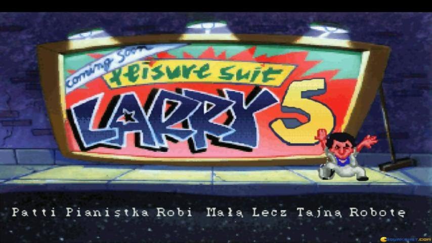 Larry Computer Game Leisure Suit Larry 5 gameplay (PC Game, 1991) - YouTube