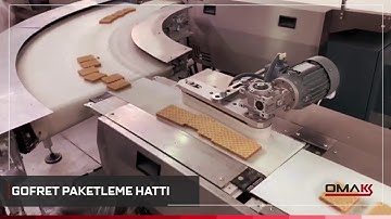 Wafer Packaging Line - High Speed Flow pack Machine   / Gofret Paketleme Makinesi - Omaks