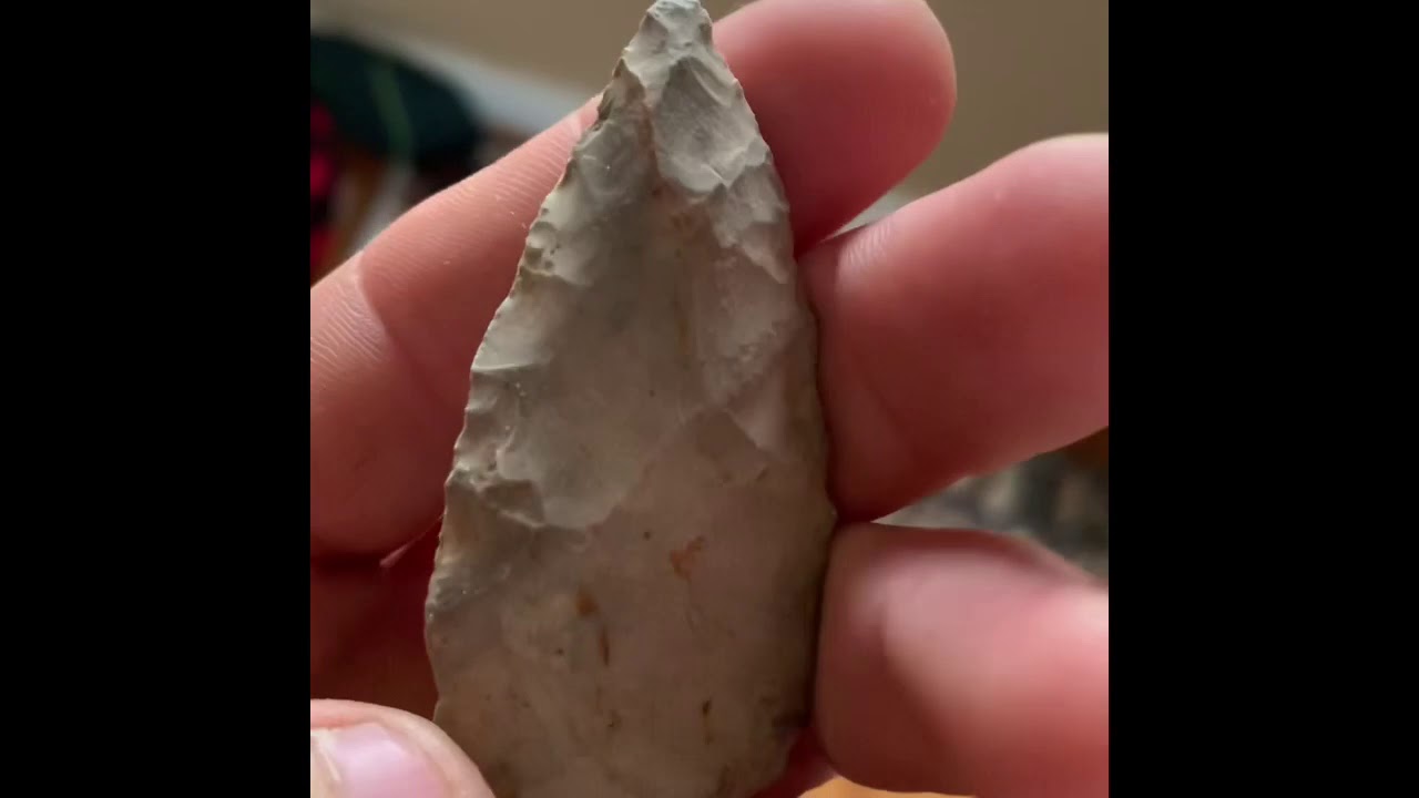 Indiana arrowheads and artifacts. Field season clean up and nice creek
