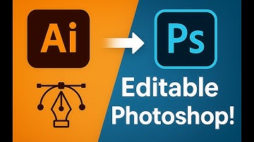 How to Import Illustrator Vectors into Photoshop (Editable) | Quick