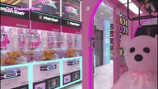 EPARK One-Stop Pro Station Gift Shop Plush Toy Crane Arcade Game Customized Tedy Bears Claw Machine