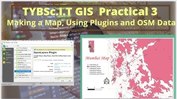 TYIT GIS Practical 3 | Making a Map, Importing CSV Using Plugins and OSM Data #tyitgis#gispracticals