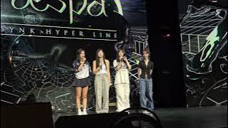 [4k60] aespa (에스파) | VIP Soundcheck | Front Row | 2023 SYNK : HYPER LINE Tour in DC | 230827