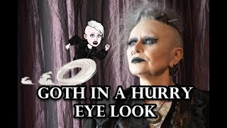 Goth in a Hurry Makeup Tutorial
