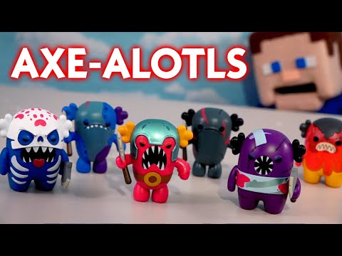 AXE ALOTLS Fighting Figures Complete Set - Series 1 Walmart Toys