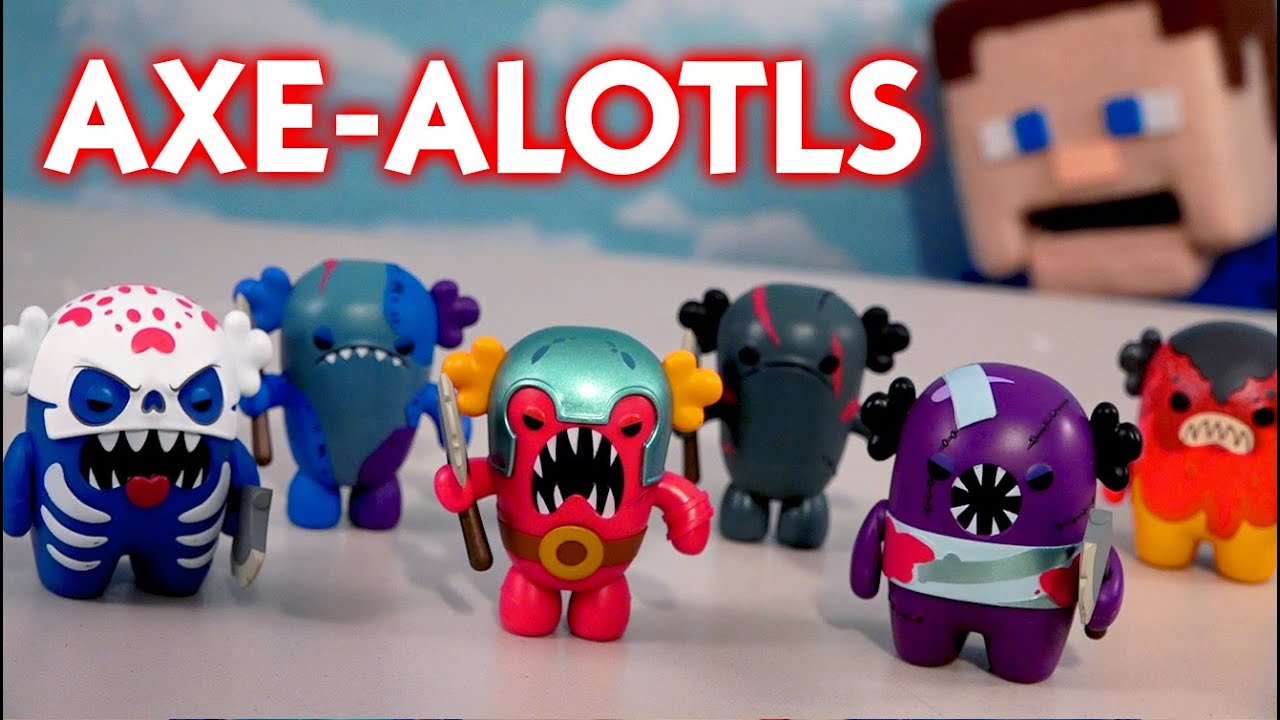 AXE ALOTLS Fighting Figures Complete Set - Series 1 Walmart Toys