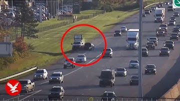 Driver crashes into freeway safety truck helping clear crash scene