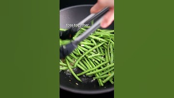 Super Easy 10-min. Garlic Green Beans