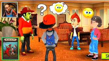 Scary Stranger 3d - Gone with the piper | Scary stranger the dark side level 4 | Pro Gamer