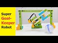 Super Goalkeeper 2 ways with Random and Sensors | LEGO Wedo 2.0