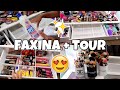 FAXINA NA PENTEADEIRA + TOUR COMPLETO PELAS MAQUIAGENS